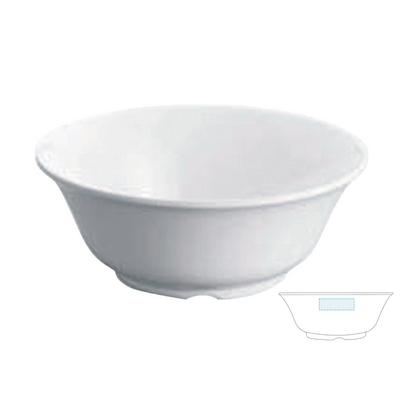 Ciotole bianche in melamina